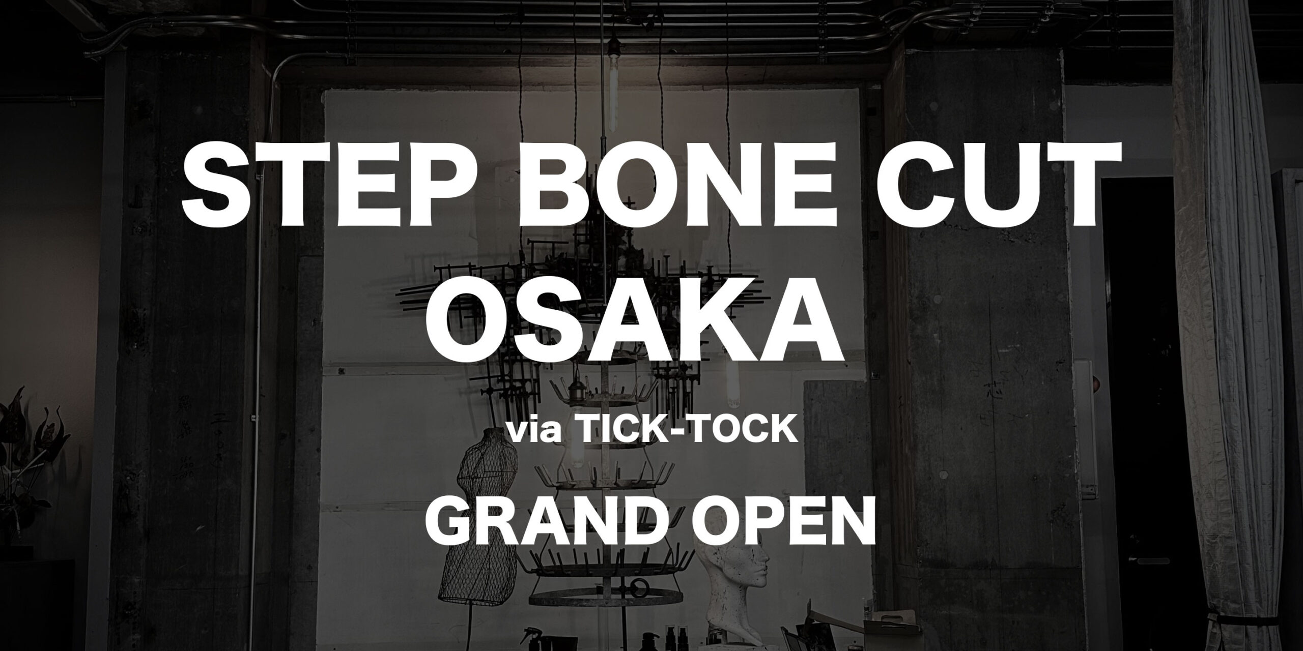 STEP BONE CUT OSAKAVIA TICK-TOCK GRAND OPEN
